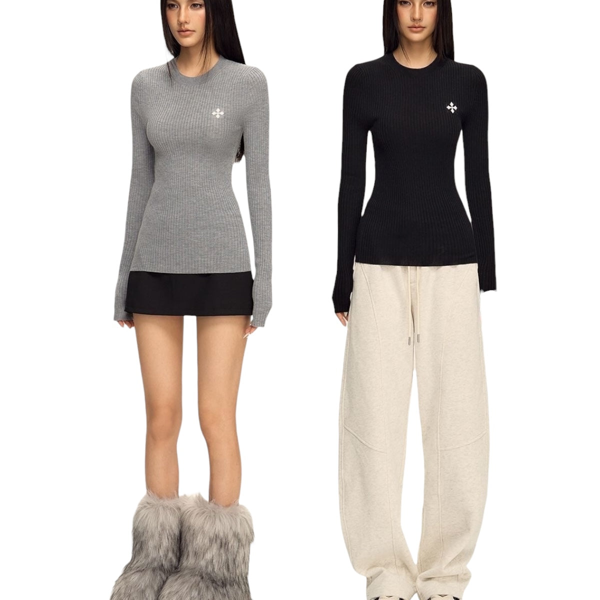 Warm long sleeve top