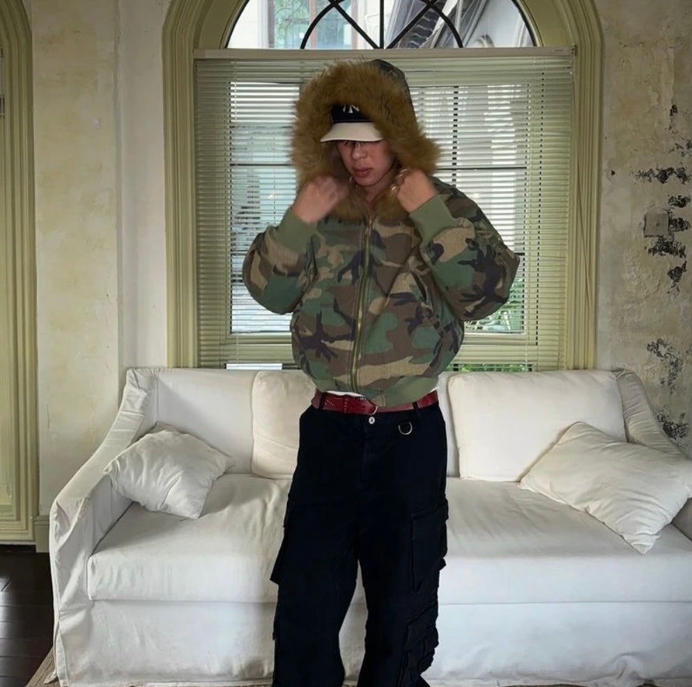 CAMO 2 STYLED  HOODIE